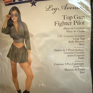 Olive Green Pilot Costume